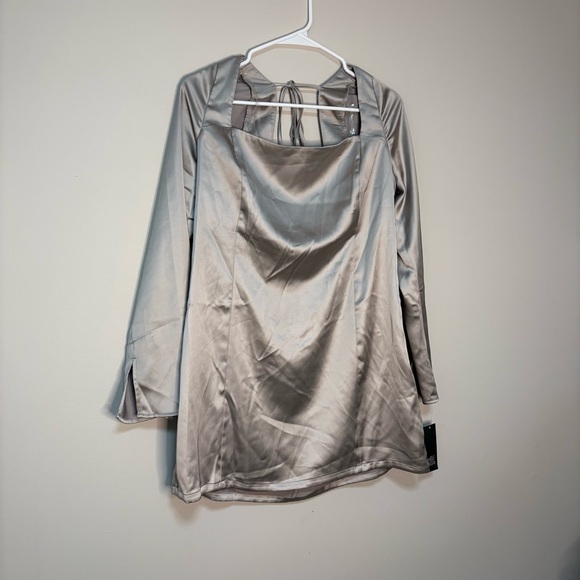 Wild Fable Silver Chemise Dress - Picture 3 of 6